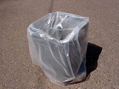 三層ポリ袋（ビニール袋）の使用例